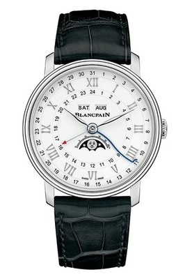 Blancpain Men's Villeret Quantieme Complet 40.5 Automatic Watch 6676-1127-55B