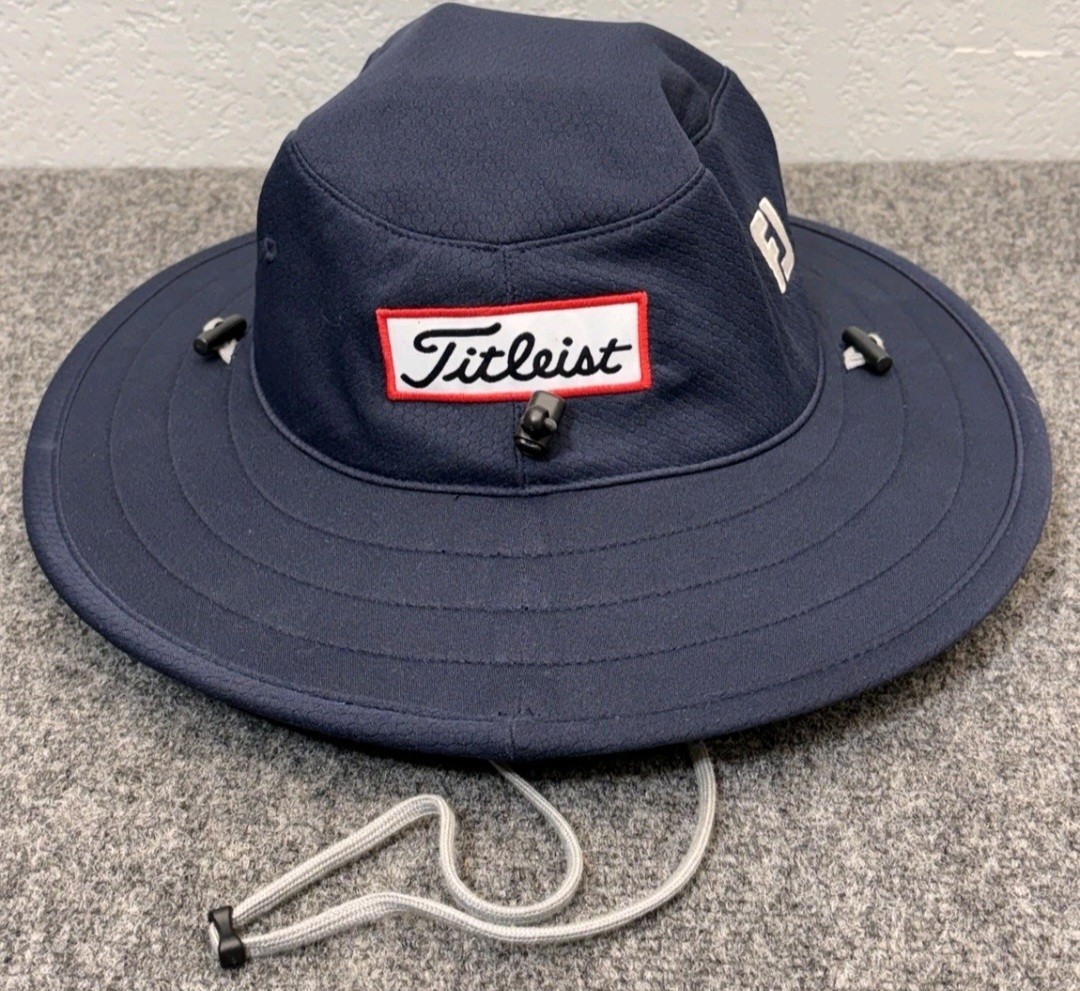 Aussie Tour Navy Blue Sun Bucket Hat One-size