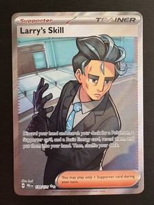 Larry's Skill 139/131 Pokemon Prismatic Evolutions Full Art Ultra Rare NM