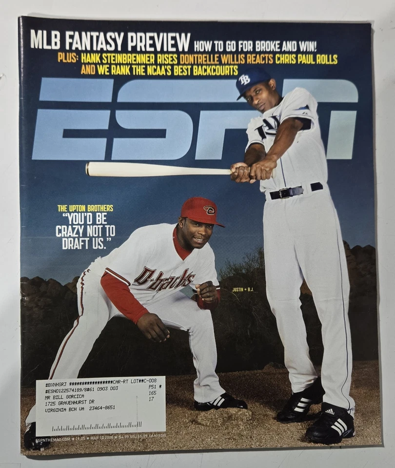 2008 ESPN The Magazine 20 Issues *SEE DESCRIPTION* - Image 3 of 4
