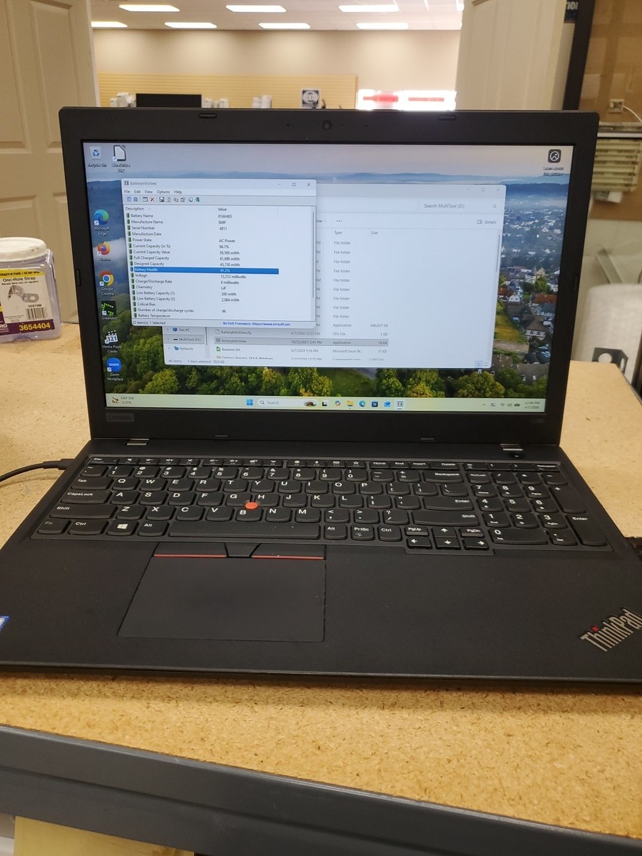 Lenovo ThinkPad L580 i3 8130U 8GB RAM 256gb Ssd Win 11 Pro 040726