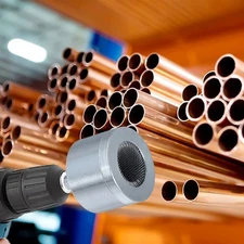 Copper Pipe Cleaning Brush Tube Cleaning Brush for Power Drill Metal Pipe Clean