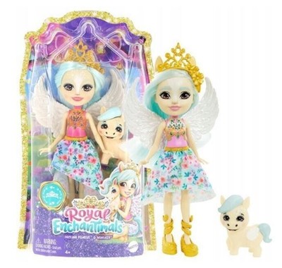 ENCHANTIMALS Royal Paolina Pegasus Doll and Wingley the Pegasus GYJ03