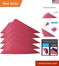 5PCS Small Triangle Contour Corner Squeegees Card Scraper, Multi-Edge Wrap To...