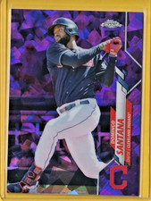 2020 Topps Chrome Update Sapphire DOMINGO SANTANA Purple Parallel #03/10