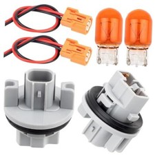 Turn Signal Light Socket, Blinker Adapter Base with Wire Harness Connector