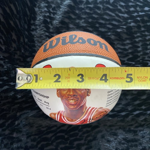 Michael Jordan “1998 NBA Championship” Wilson mini Basketball - Picture 8 of 8