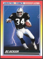 1990 Bo Jackson #330 Score Ground Force Raiders Base Insert