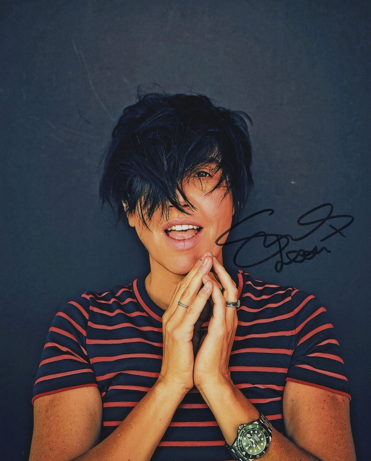 A fantastic 10x8 Autographed Photo of Sharleen Spiteri & CoA