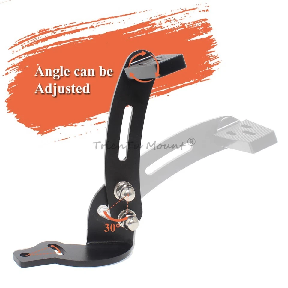 Adjustable Highway Footpegs Floor Board Footrest For Can-Am Spyder RT 2010-2019 — 第 2/4 张图片