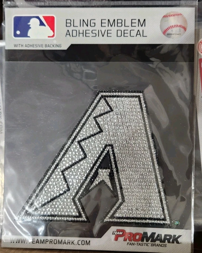 Arizona Diamondbacks - 3D Bling Rhinestone Adhesive Bling Rhinestone Decal - Image 2 of 4