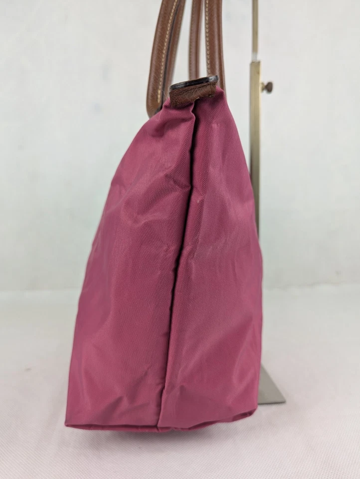 AUTH Longchamp Le Pliage Pink Bag – Preowned Nylon Tote, Classic Style! - Image 3 of 4