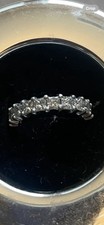 Platinum VS1 Diamond Eternity Band 2.8 Carats Size 5, appraised at over 7500