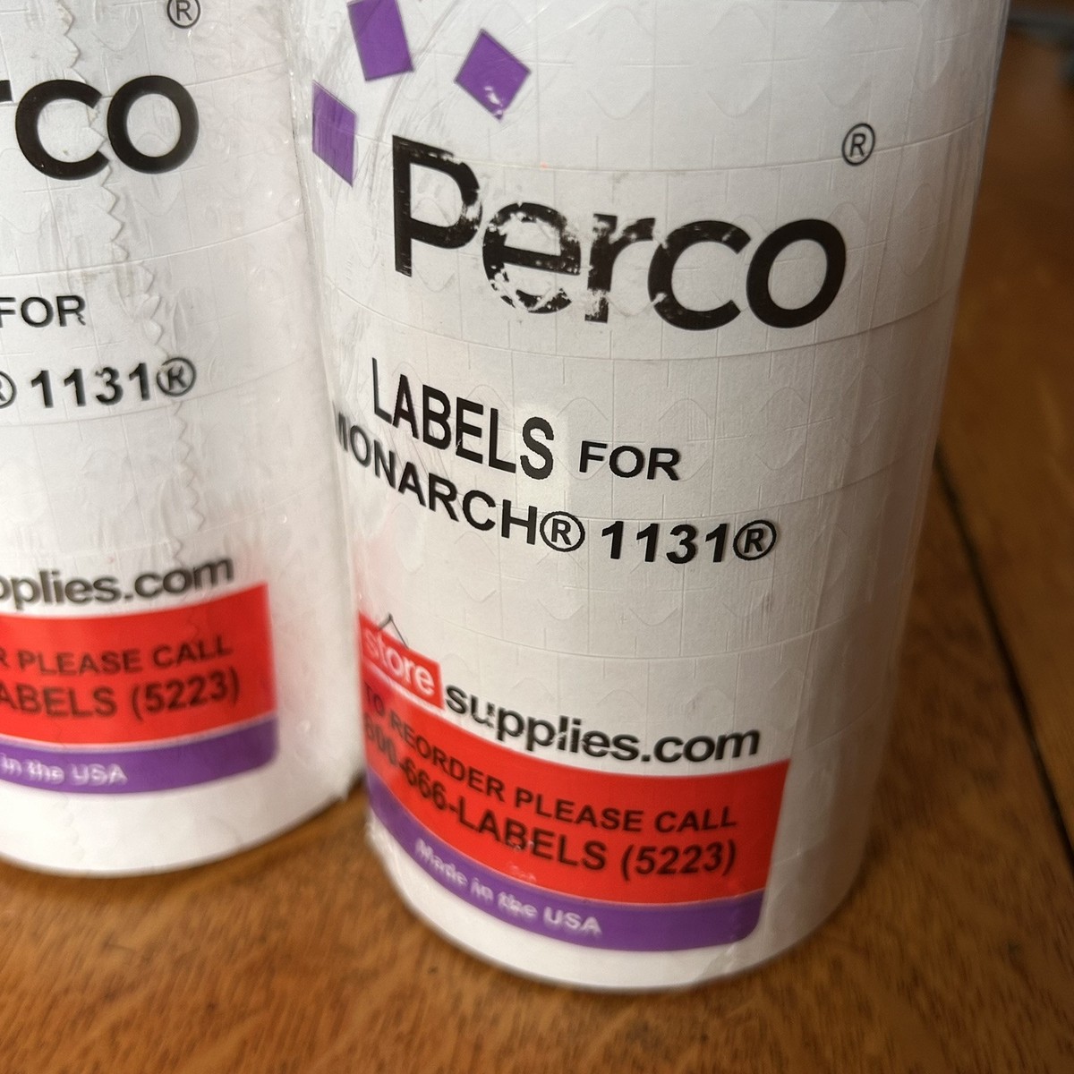 Perco Blue Pricing Labels For Monarch 1131 – 60,000 Labels With Bonus Ink Rolls - View #8