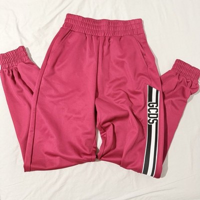 GCDS Women s Sporty Pants In Cherry, Sweatpants, Joggers Sz XS NWT Pockets