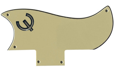Pickguard For Gibson SG 61 Reissue & E Logo Guitar Pickguard-3Ply VINTAGE YELLOW