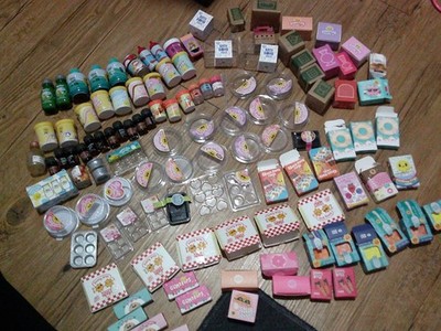HUGE ASSORTED LOT OF MGA Miniverse make it mini food EMPTY BOXES CONTAINERS