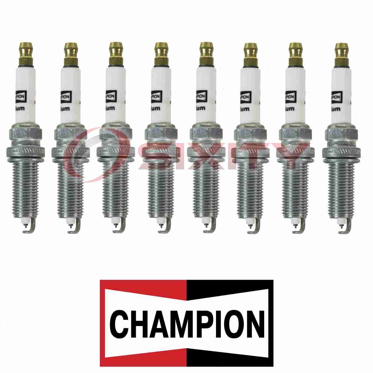 For Infiniti QX56 CHAMPION IRIDIUM 8 pc Spark Plugs 5.6L V8 2011-2013 wq