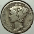 1944-D MERCURY 90% SILVER DIME (Good Details)