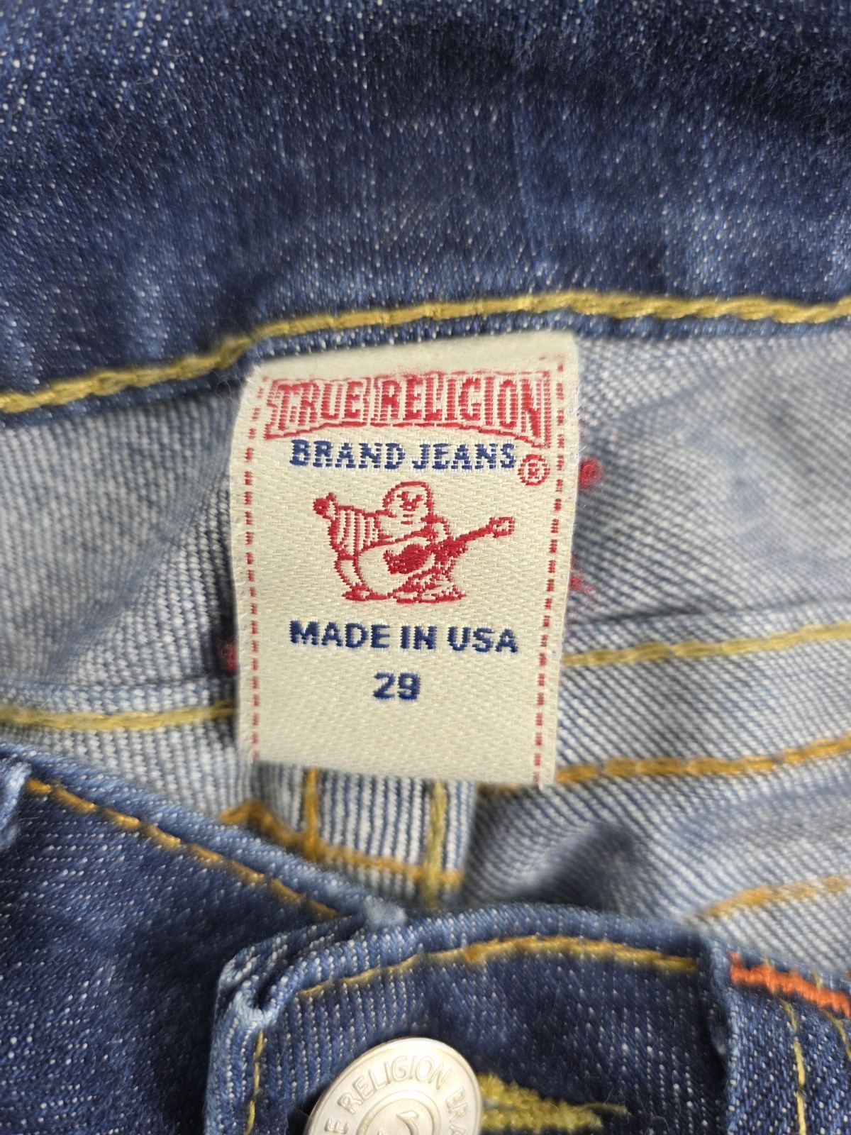 True Religion Womens Julie Denim Jeans Sz. 29×34 thumbnail 3