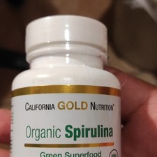 California Gold Nutrition Spiruline bio comprimés super-aliment STE25004 05/2028