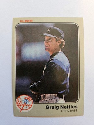 1983 FLEER GRAIG NETTLES #391 NM