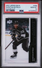 2021-22 UD Young Guns Clear Cut Rookie Quinton Byfield #488 PSA 10 🔥🔥📈