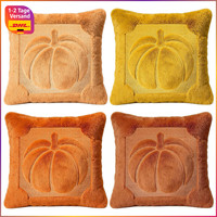 Kissenbezug 40X40Cm Herbstdeko KüRbis Orange 4 StüCk FüR Sofa Schlafzimmer
