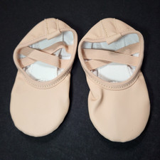 Stelle Women's Beige Ballet Slippers Split Sole Dance Shoes Size 5 MT