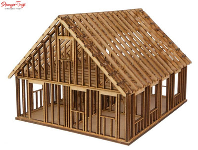 Walthers Cornerstone Fachwerkhaus im Bau Bausatz 1:87 SHO