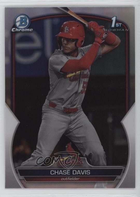 2023 Bowman Draft Chrome Refractor Chase Davis #BDC-48 0i39