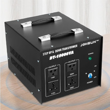8000W/10000W Heavy Duty Voltage Converter with Circuit Breaker Safety Feature