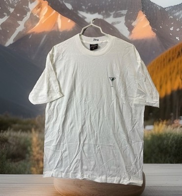   Vintage Tanqueray Gin & Tonic Corporate Image Tag White T Shirt Men s XL USA