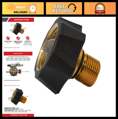 #ad #ad Water Inlet Fitting for Pressure Washer Pumps Universal Replacement Part $29.99