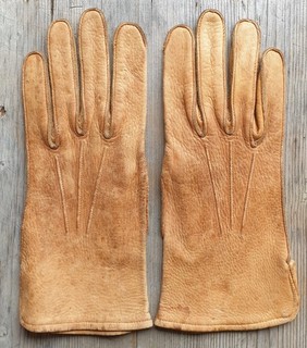 US ARMY WW2 GANTS CUIR FABRICANT SELLINGER GLOVE CO