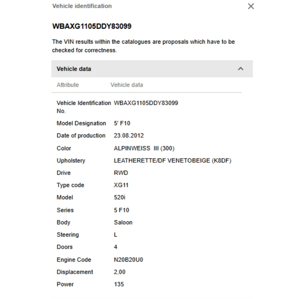 Conjunto de carrocería del acelerador BMW 520i 2011-2016 usado OEM 11428683206 Foto 4 de 4