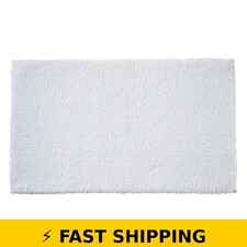 Better Homes  Gardens Ultra Soft Bath Rug, 20" x 34", Arctic White