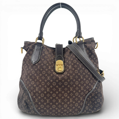 LOUIS VUITTON Elegy Monogram Idylle Mini Lin Canvas Ebene 2WAY Handtasche M56696