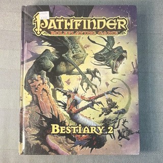 Paizo Pathfinder RPG Bestiary 2 Hardcover 2nd Printing 2012 PZO1116