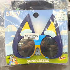 Bluey Girls Round licensed Sunglasses SG4683 Blue Frame Black Lenses UV400