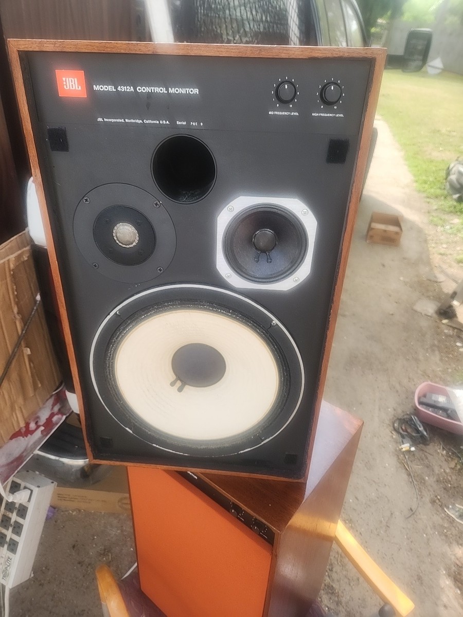 希少　JBL 4312 Control　Monitor 🔥 Pair JBL Model 4312 Control Monitors Tested 🥶Rare Vintage