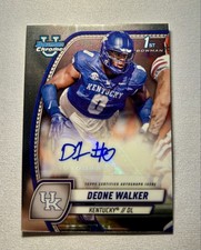 2024 Bowman University Chrome Deone Walker Chrome Prospect Autograph #PA-DWA