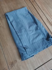 Boateng Diffusion Label 100% Wool Trousers Grey Blue Stripe 34W 31.5L