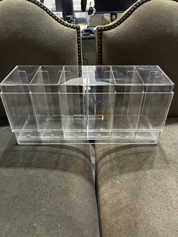Acrylic Card Dispenser Pokémon Booster Pack 6-Slot Yugioh Magic Ultra
