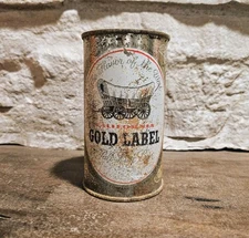 *RARE* California Gold Label Flat Top Beer Can!