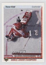 1990-91 Upper Deck World Junior Champions Trevor Kidd #463 11pj