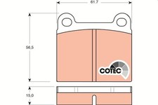 Bremsbeläge für Audi 100 C1 Coupe Stufenheck Limo 60 Kombi 75 80 Super 63-94
