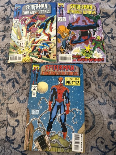 Spider-Man: Funeral For An Octopus #1-3 Full Set (Marvel, 1995)