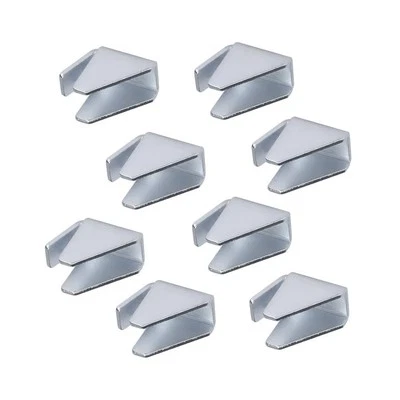 TRDZI Metal Cabinet Shelf Clips for Husky Garage - Removable 8 Pack, Sliver