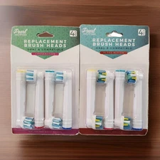Pearl Enterprises Replacement Toothbrush Heads Compatible with Oral-B 8 Pack